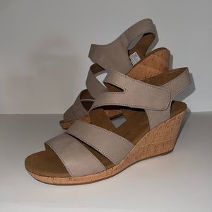 Rockport Briah Asym Wedge Sandal Size 9